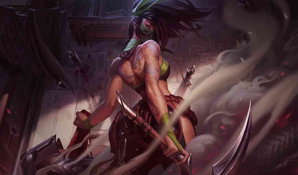 Akali Best Builds, Runes and counters Splash Art