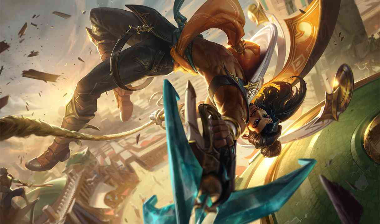 Akshan Best Builds, Runes and counters Splash Art