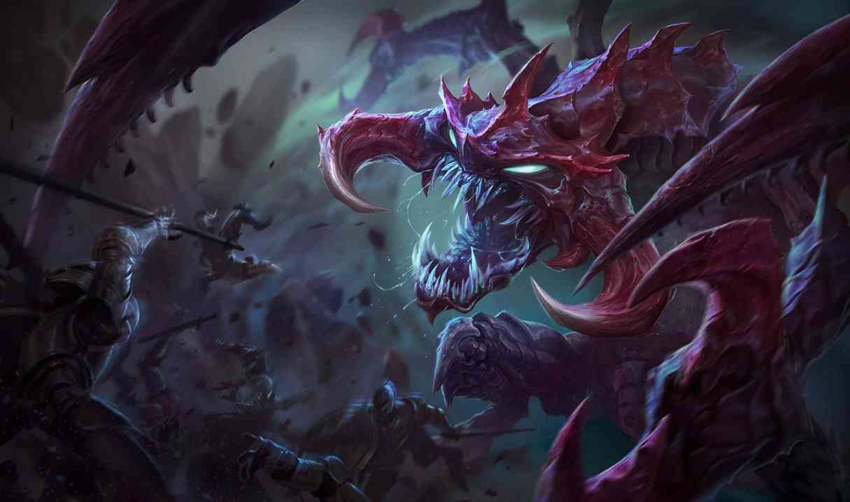 Cho'Gath Best Builds, Runes and counters Splash Art