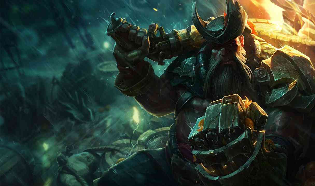 Gangplank Best Builds, Runes and counters Splash Art