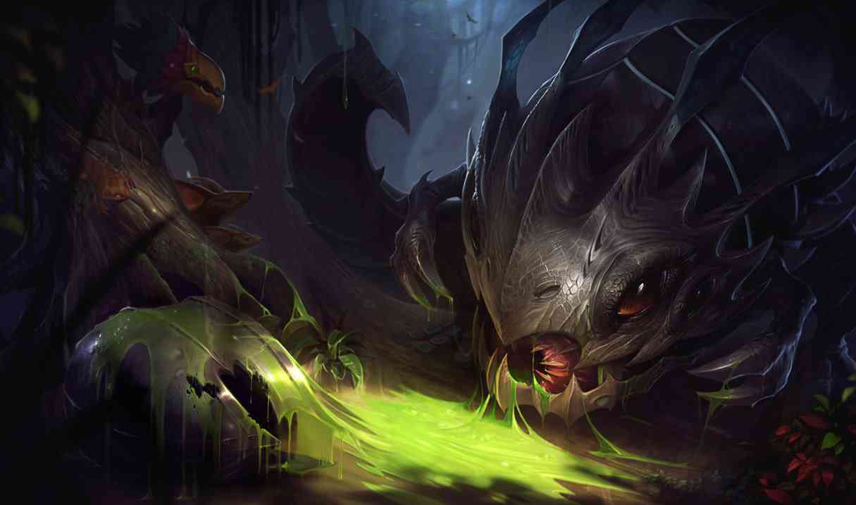 Kog'Maw Best Builds, Runes and counters Splash Art