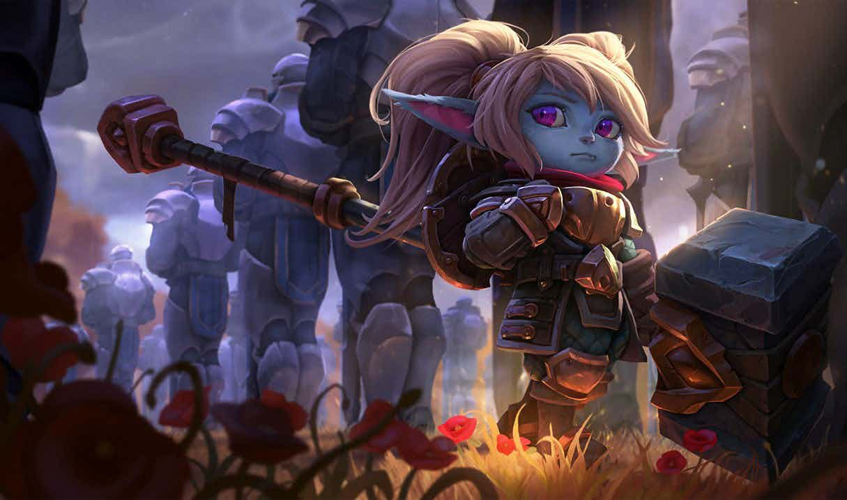 Poppy Best Builds, Runes and counters Splash Art