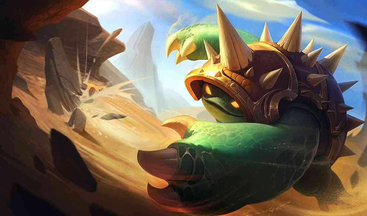 Rammus Best Builds, Runes and counters Splash Art