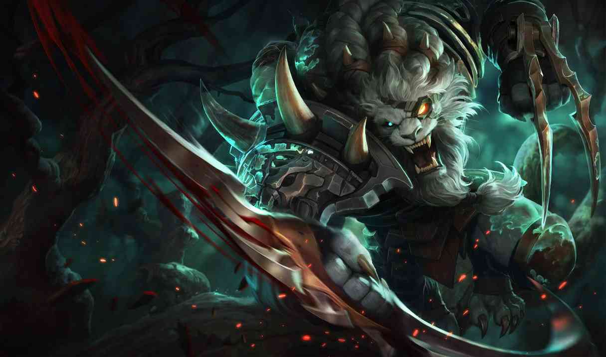 Rengar Best Builds, Runes and counters Splash Art