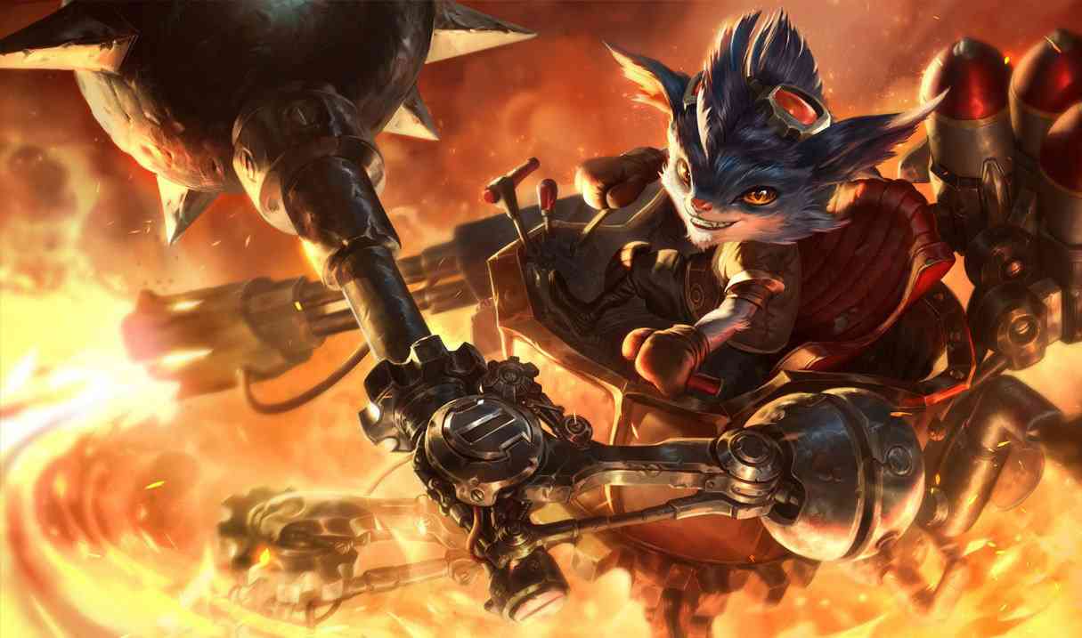 Rumble Best Builds, Runes and counters Splash Art