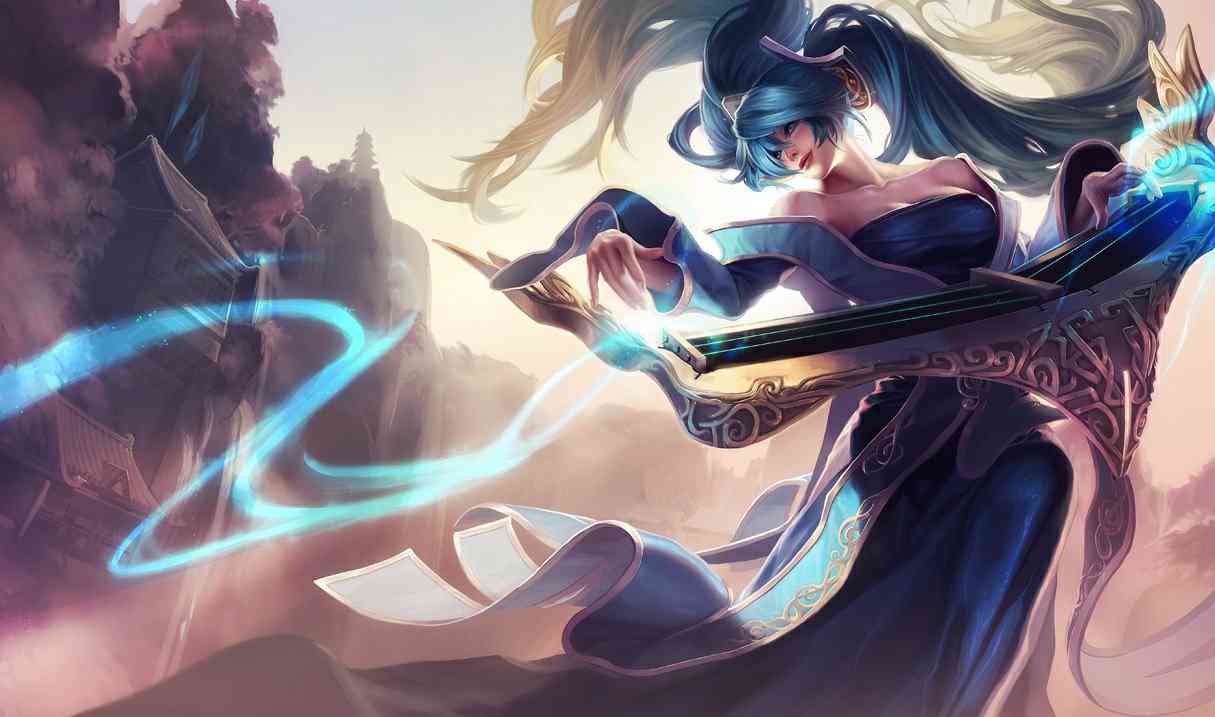 Sona Best Builds, Runes and counters Splash Art