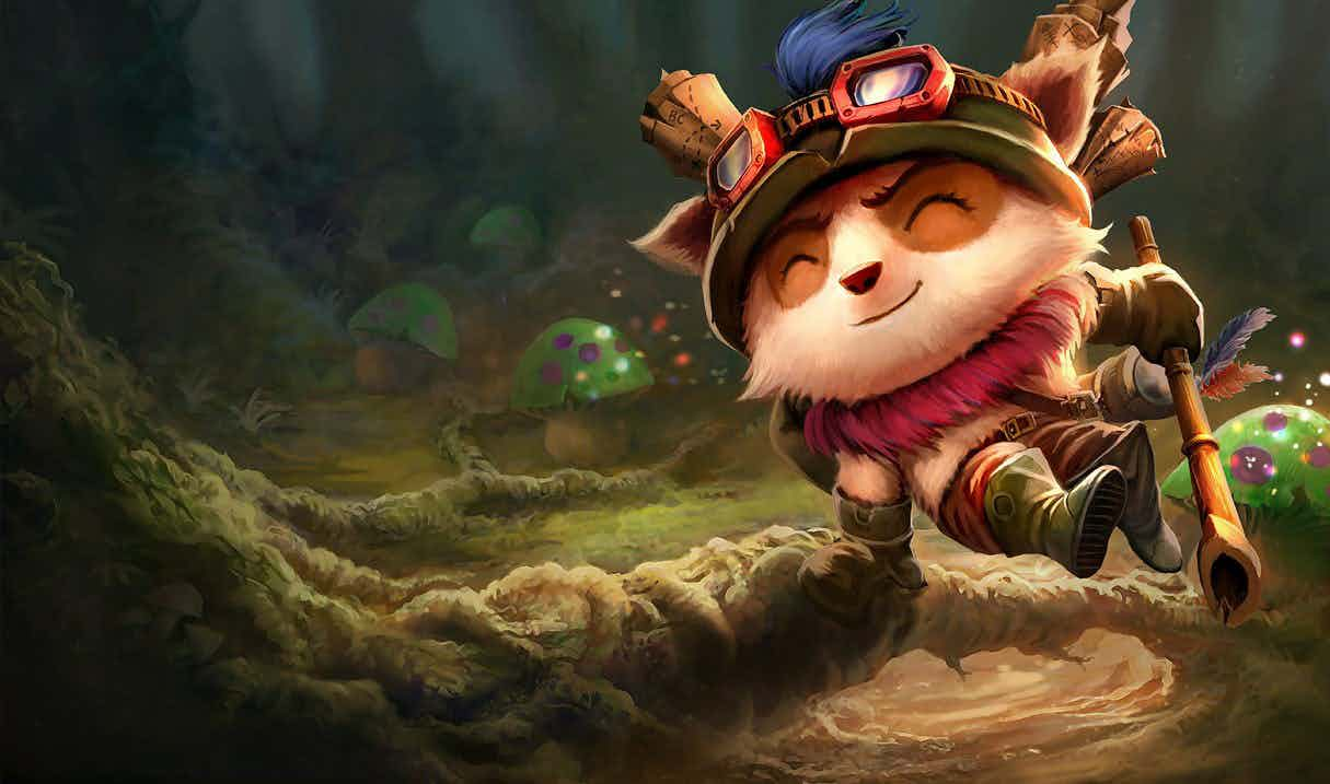 Teemo Best Builds, Runes and counters Splash Art