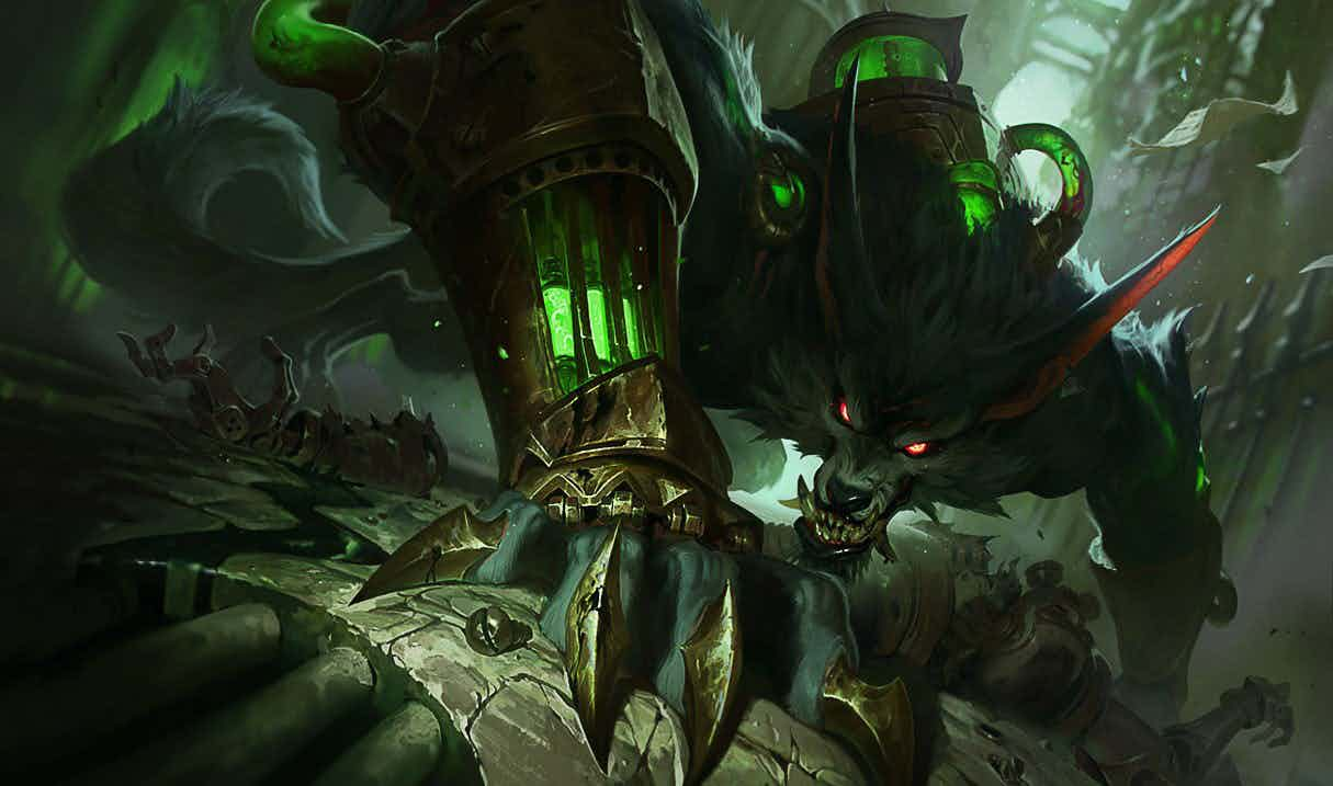 Warwick Best Builds, Runes and counters Splash Art