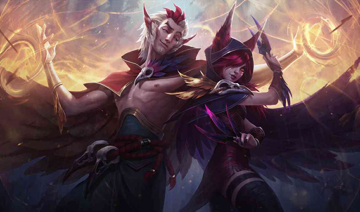 Xayah Best Builds, Runes and counters Splash Art