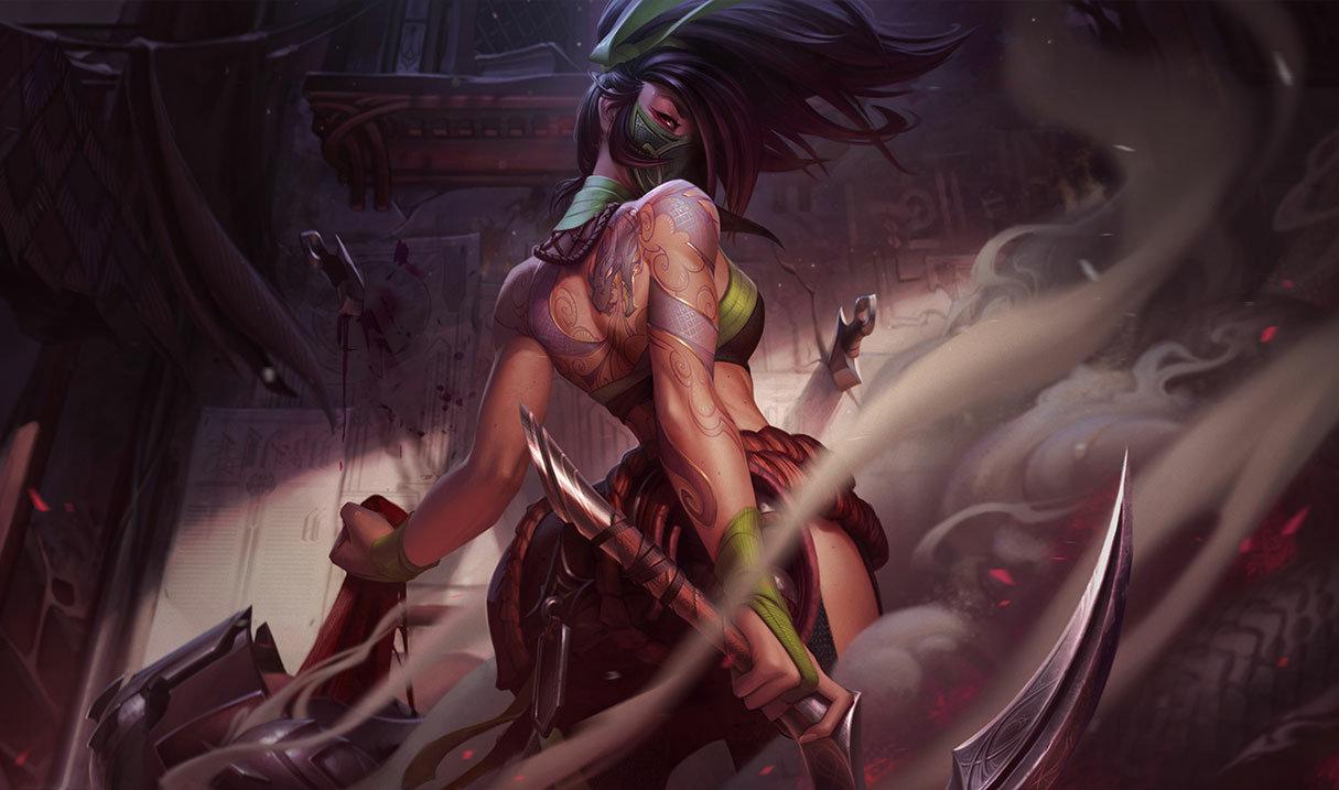 akali Best Builds, Runes and counters Splash Art