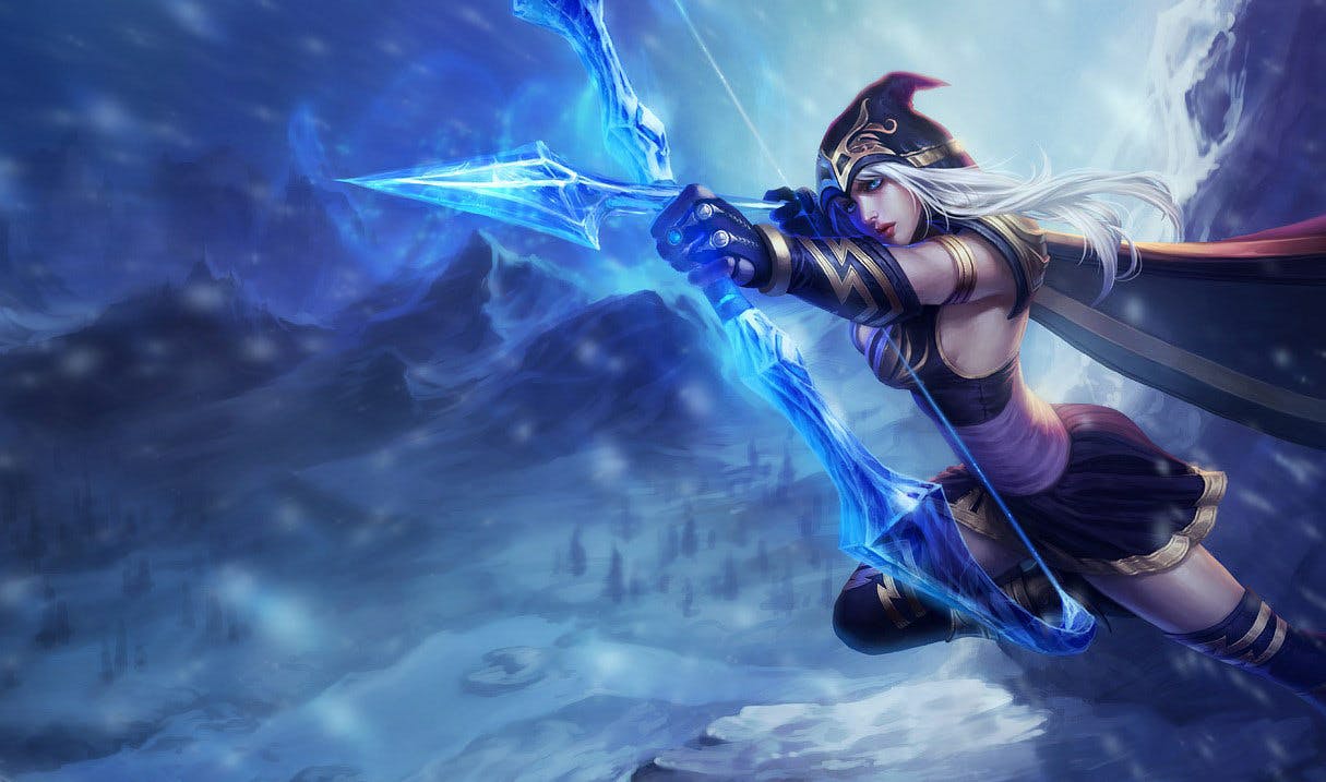ashe Best Builds, Runes and counters Splash Art