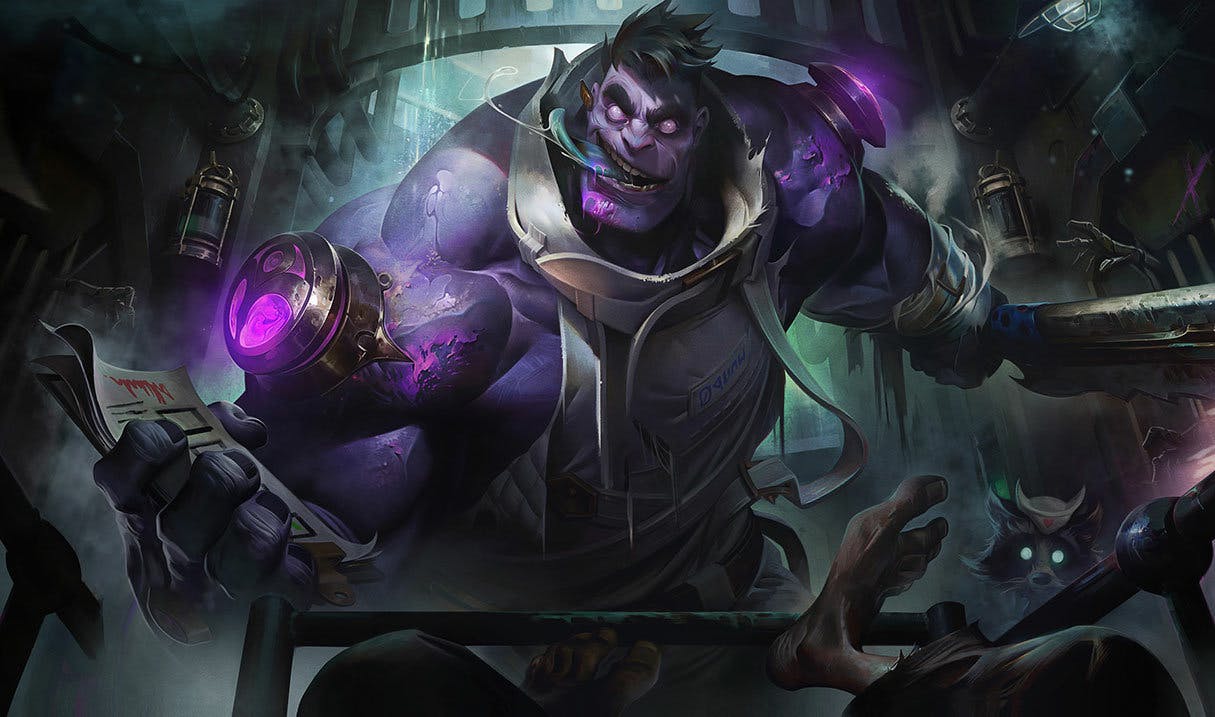 drmundo Best Builds, Runes and counters Splash Art