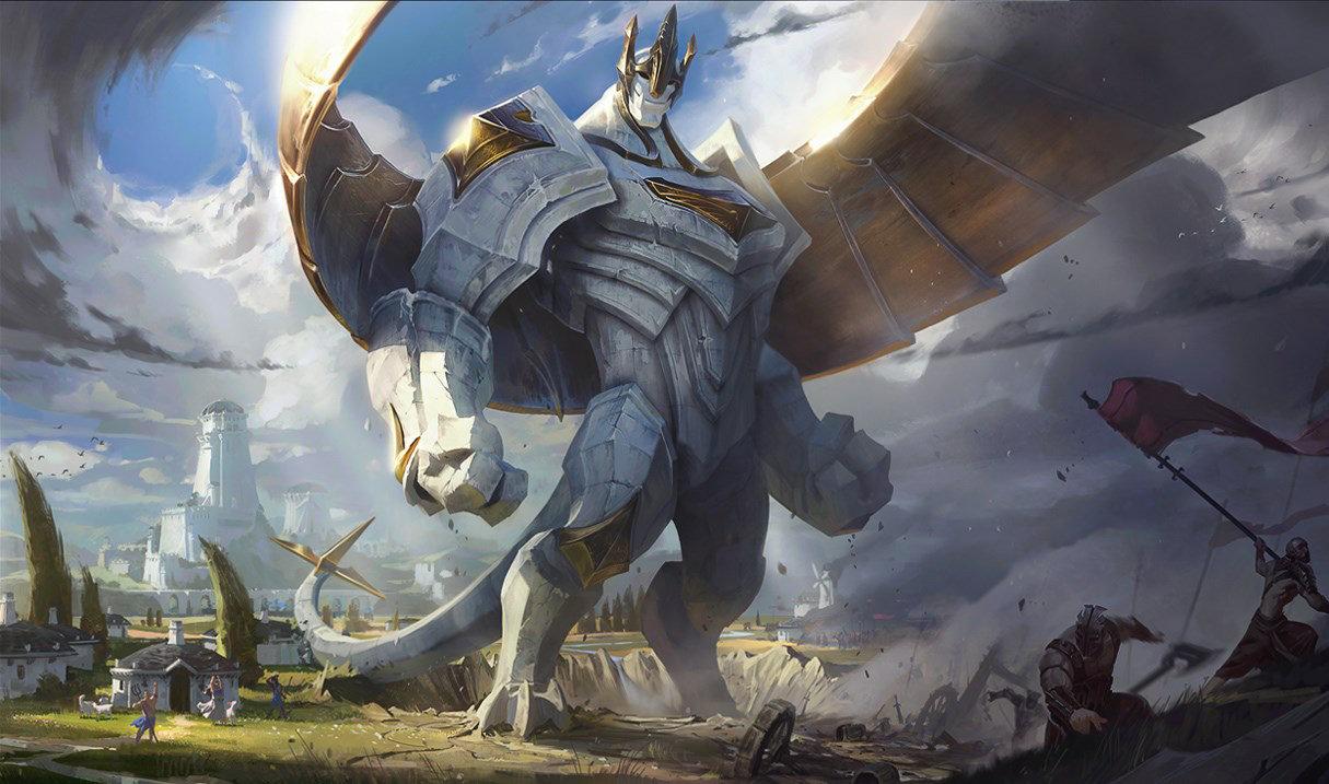 galio Best Builds, Runes and counters Splash Art