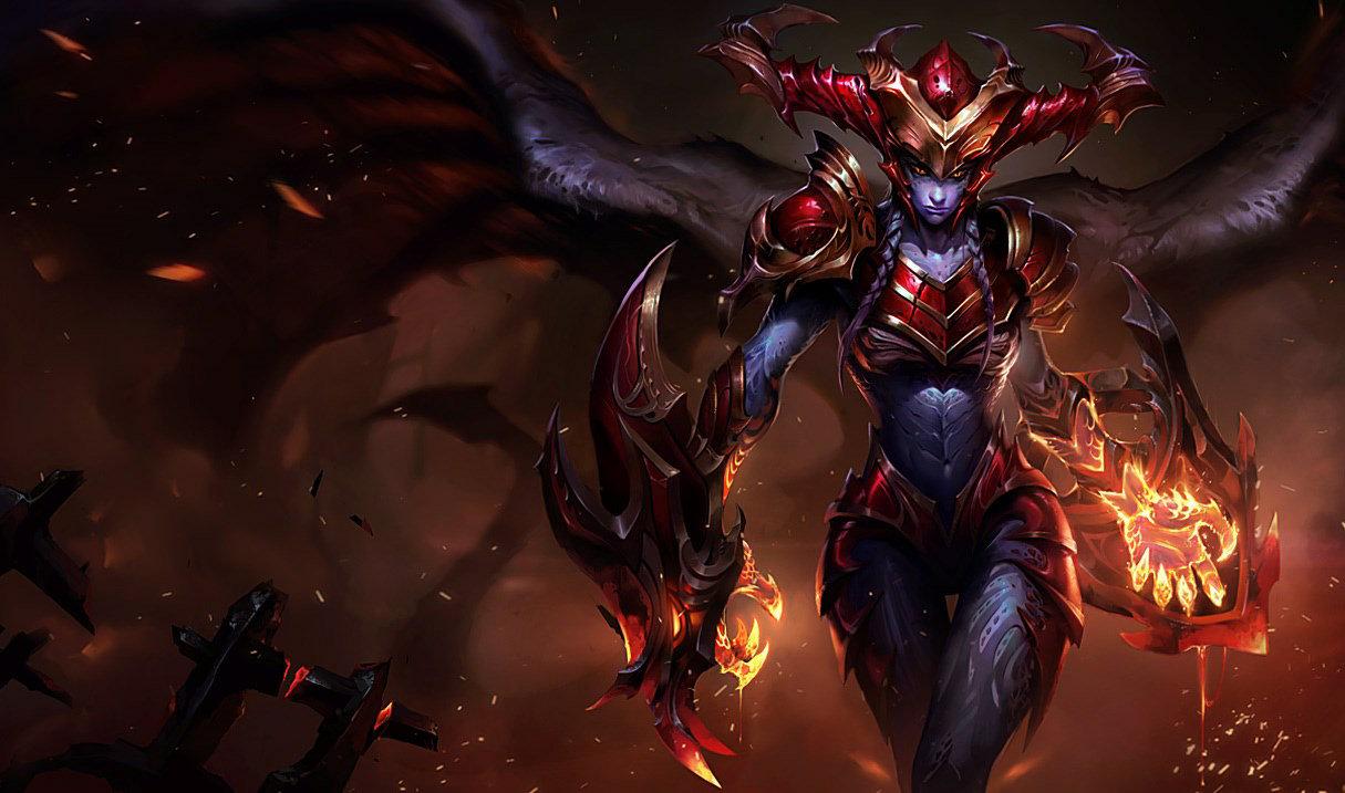 shyvana Best Builds, Runes and counters Splash Art