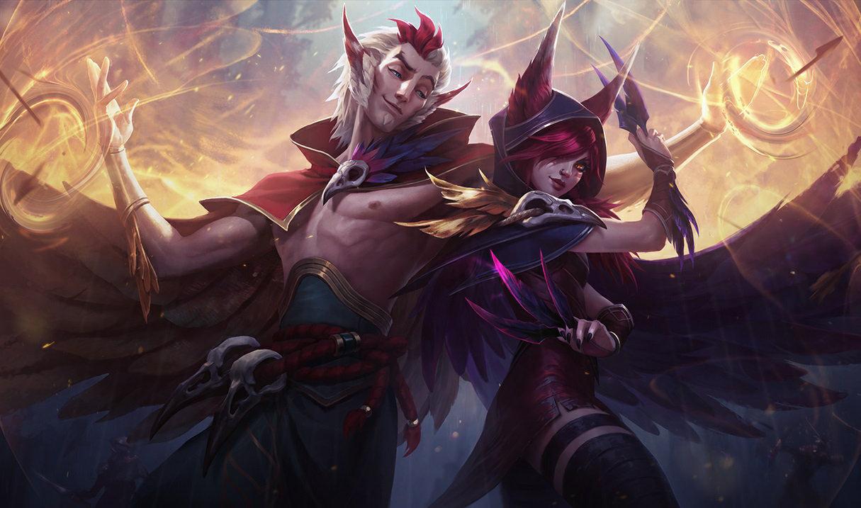 xayah Best Builds, Runes and counters Splash Art