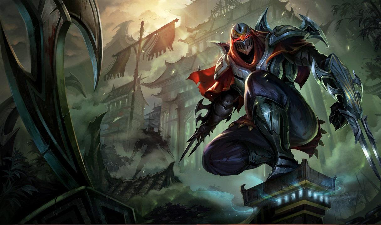 zed Best Builds, Runes and counters Splash Art